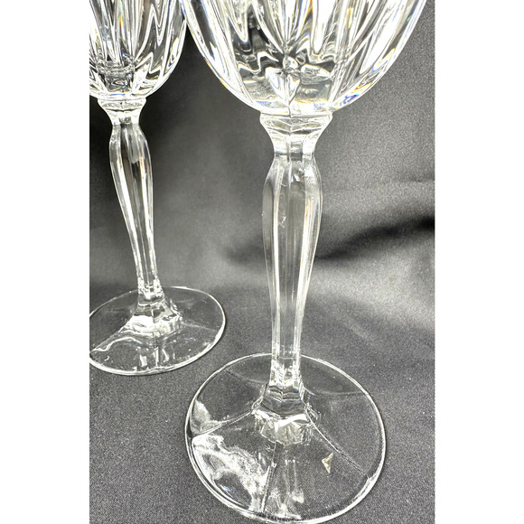 Noritake VENDOME Elegant Crystal Water Goblets Retired-8 5/8" Set of 4-Stunning! - Picture 5 of 9